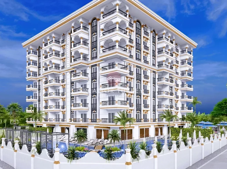 1 bedroom apartment 58 m² Alanya, Turkey