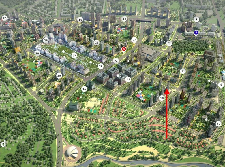 Tienda 86 m² en Minsk, Belarús