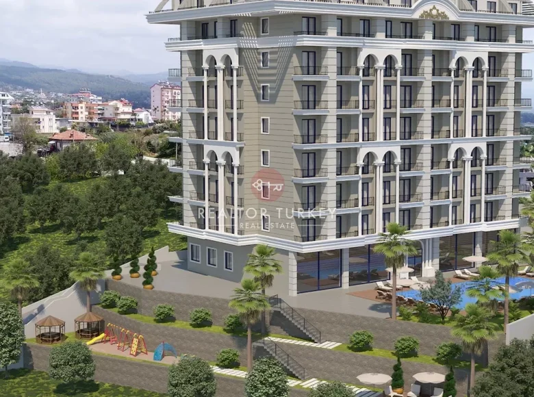 Квартира 1 комната 42 м² Аланья, Турция