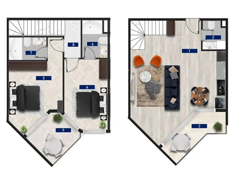 Квартира 3 комнаты 115 м² Аланья, Турция