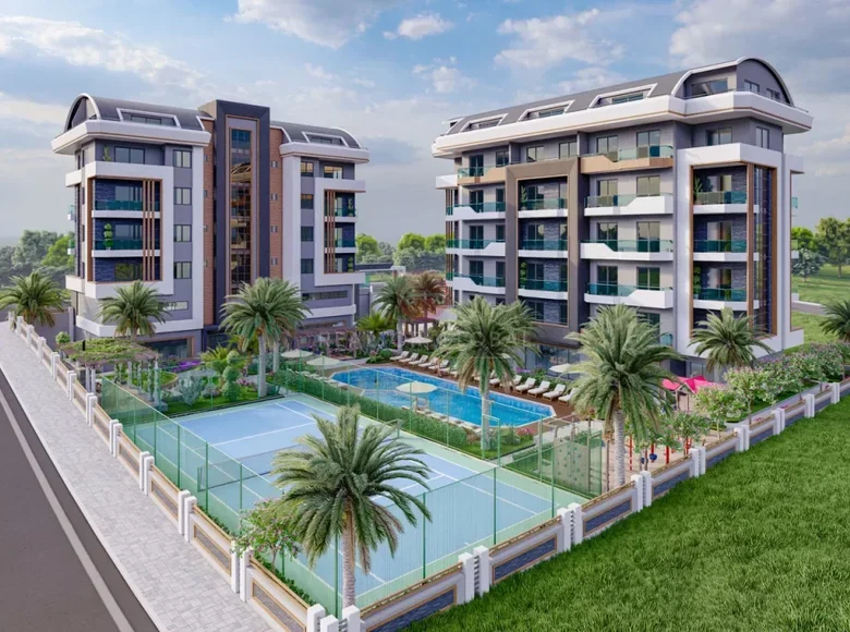 Appartement 1 chambre 46 m² Okurcalar, Turquie