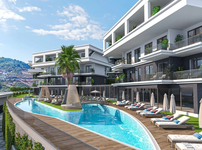 Wohnung 4 Schlafzimmer 100 m² Alanya, Türkei