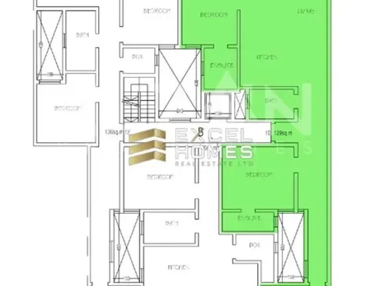 Пентхаус 3 спальни  Xaghra, Мальта
