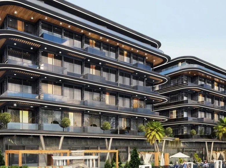 Квартира 2 комнаты  Аланья, Турция