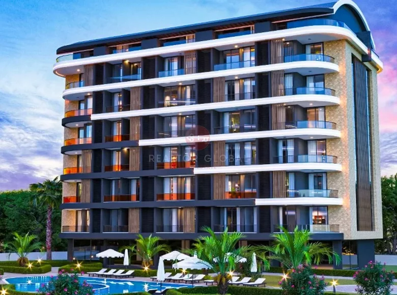 Mieszkanie 1 pokój 61 m² Alanya, Turcja