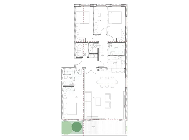 Appartement 4 chambres 139 m² Boreti, Monténégro