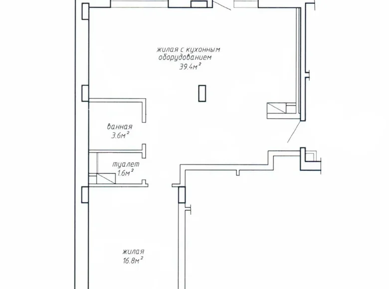 Wohnung 2 zimmer 65 m² Minsk, Belarus