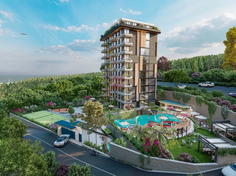 Mieszkanie 1 pokój 52 m² Kestel, Turcja