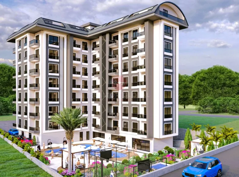 Mieszkanie 1 pokój 53 m² Alanya, Turcja