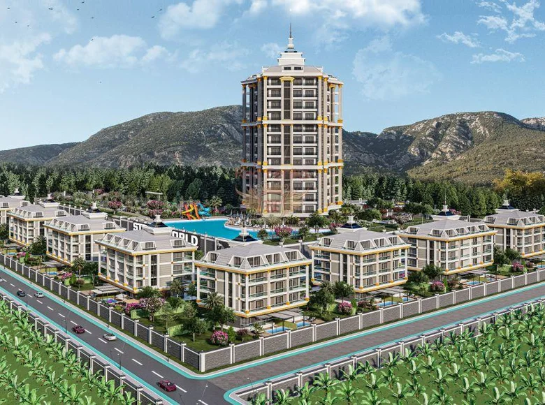 Appartement 1 chambre 38 m² Mahmutlar, Turquie