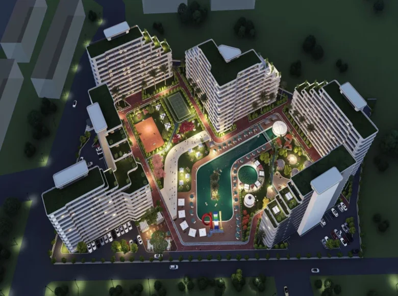 Apartamento 1 habitacion 70 m² Akdeniz, Turquía