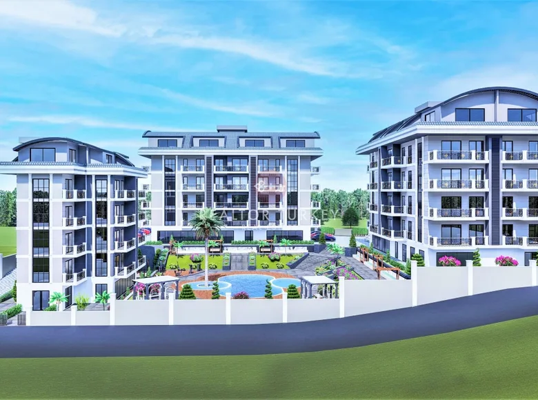 Квартира 1 комната 75 м² Оба, Турция