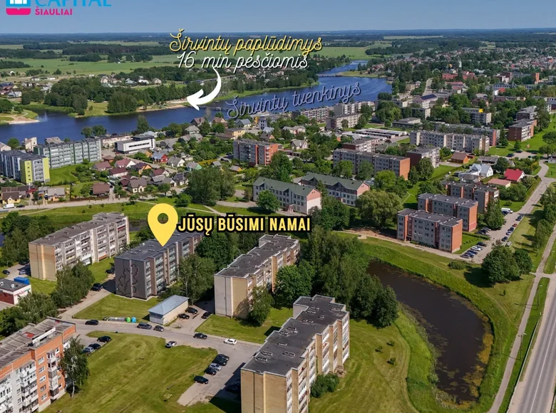 Квартира 2 комнаты 56 м² Ширвинтос, Литва