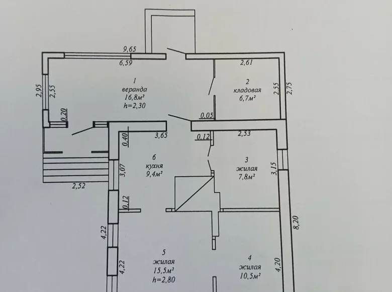 Haus 59 m² Kalinkawitschy, Belarus