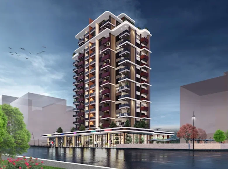 Квартира 2 спальни 95 м² Акдениз, Турция