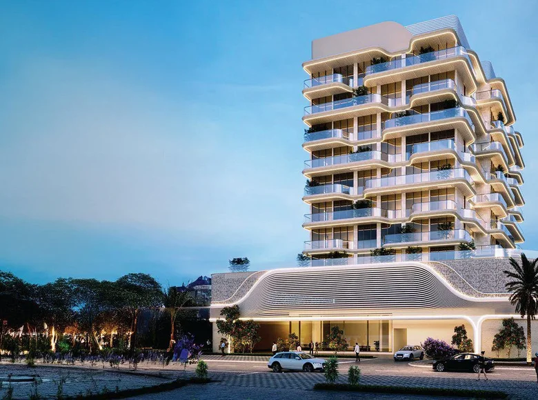 Wohnkomplex New Firoza Residence with a beach and a golf course, Dubai Islands, Dubai, UAE