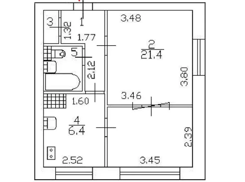 Apartamento 1 habitación 36 m² San Petersburgo, Rusia