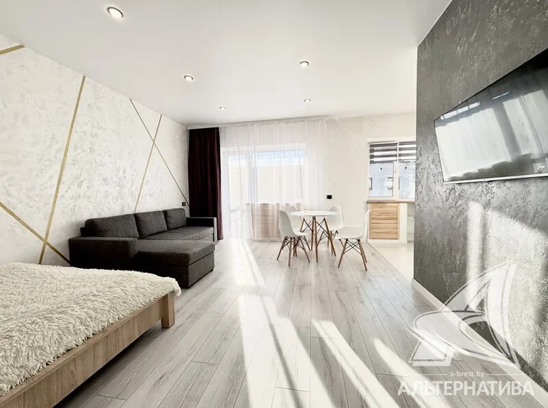 1 room apartment 33 m² Muchaviecki sielski Saviet, Belarus