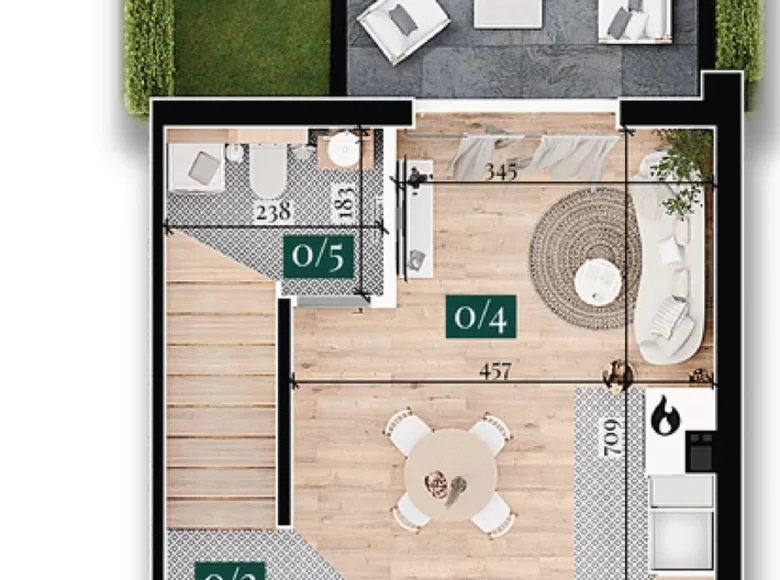 4 room apartment 100 m² Klepacze, Poland