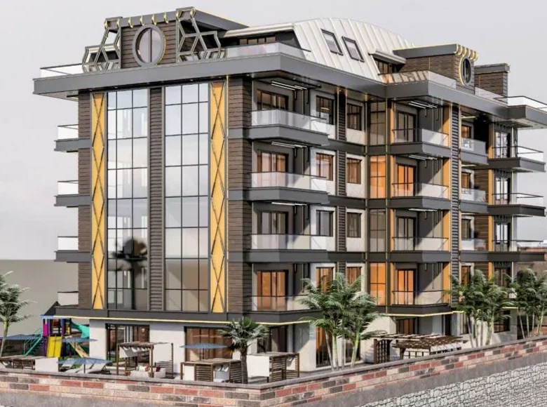 Квартира 2 комнаты  Аланья, Турция