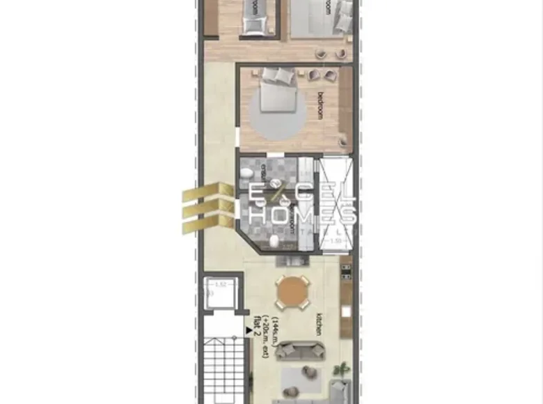 Mieszkanie 3 pokoi  Zejtun, Malta