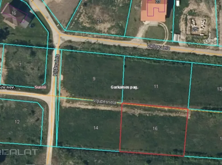 Grundstück 2 166 m² Sunisi, Lettland