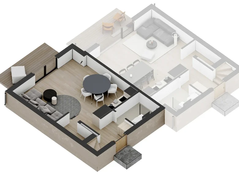 3 room apartment 65 m² Jantar, Poland