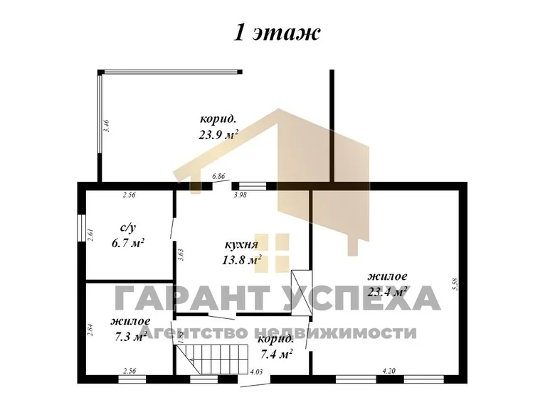 Haus 120 m² Dzmitrovicki sielski Saviet, Belarus
