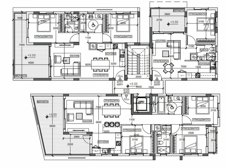 Квартира 3 спальни 133 м² Лация, Кипр
