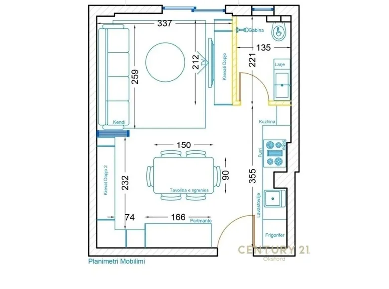 APARTMENT 1+1 FOR SALE IN ORIKUM, VLORE! 76,500 € 7,000,000 Lekë