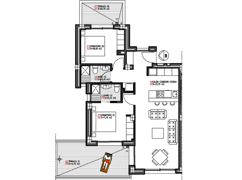 Appartement 3 chambres 87 m² Orihuela, Espagne