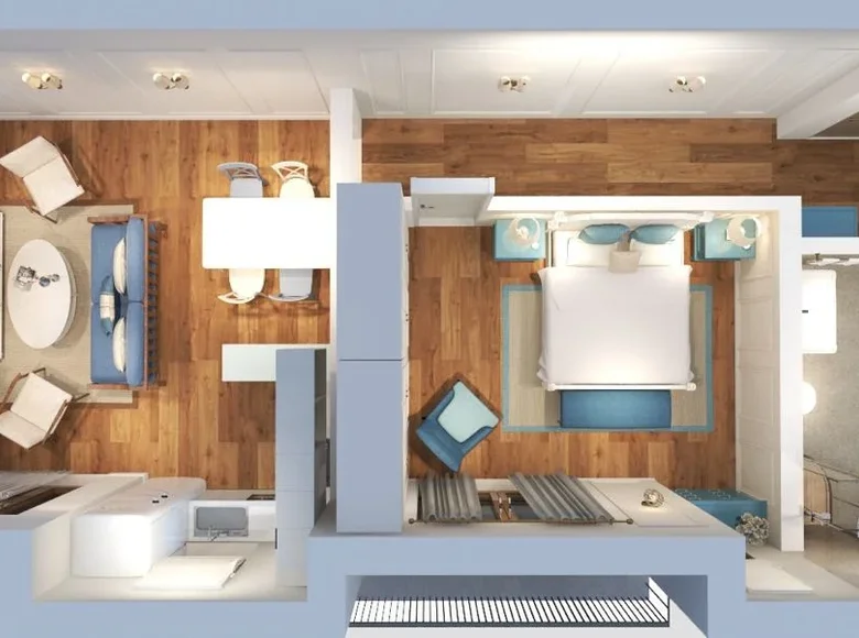 1 bedroom apartment 55 m², All countries