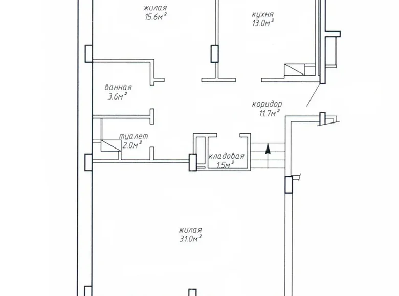 Wohnung 2 zimmer 84 m² Minsk, Belarus