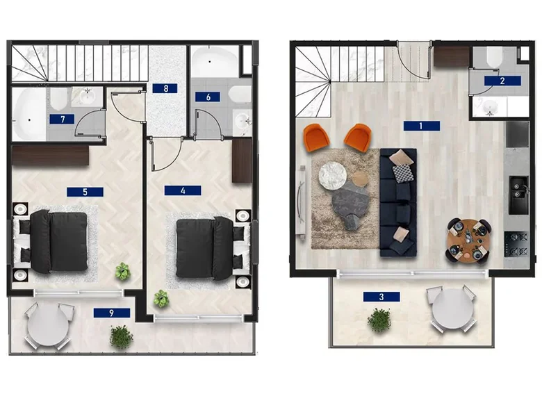 Wohnung 3 zimmer 112 m² Alanya, Türkei