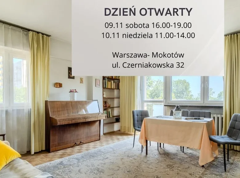 3 room apartment 57 m² Warsaw, Poland
