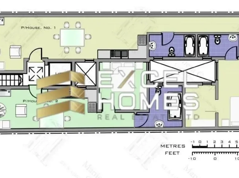 Penthouse 3 Schlafzimmer  Mosta, Malta