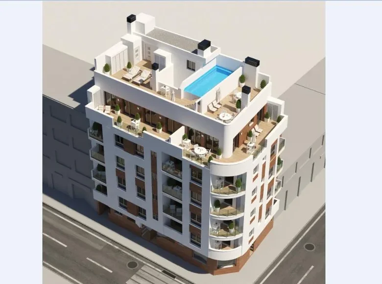 Mieszkanie 2 pokoi 70 m² Torrevieja, Hiszpania