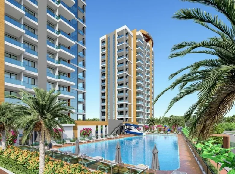 Mieszkanie 2 pokoi 75 m² Mezitli, Turcja