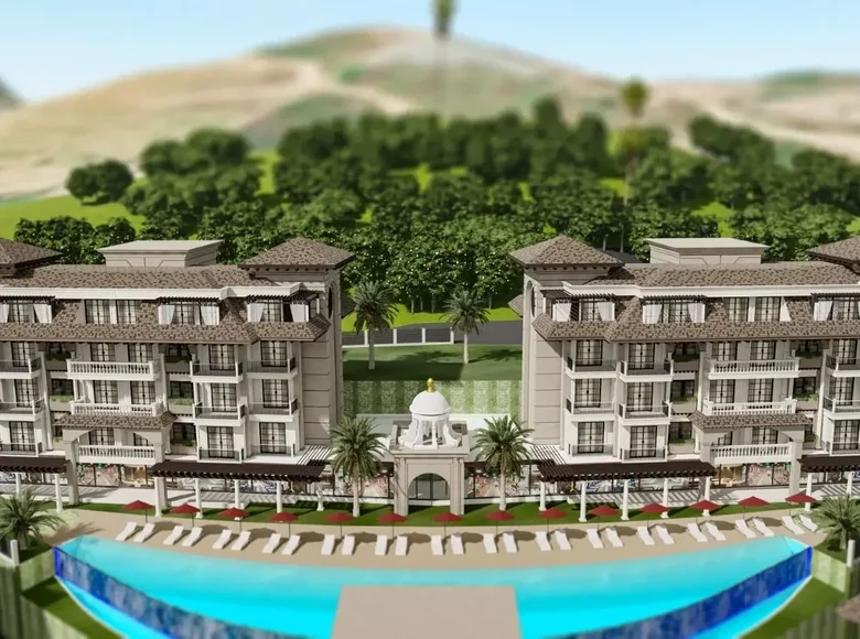 1 room apartment  Mahmutlar, Turkey