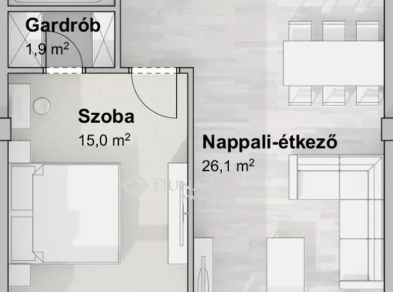 Mieszkanie 66 m² Szegedi jaras, Węgry