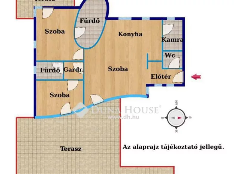 Apartment 2 bathrooms 242 m² in Kehida, Hungary