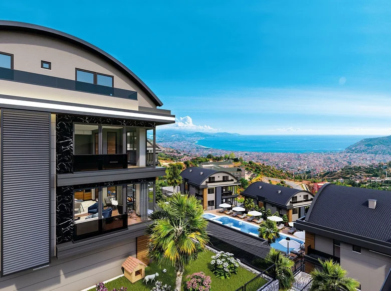 Penthouse 4 bedrooms 215 m² in Alanya, Turkey