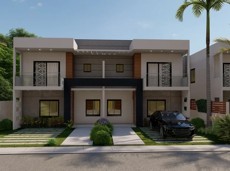 Stadthaus 3 Schlafzimmer 1 892 m² Tireo Arriba, Dominikanische Republik