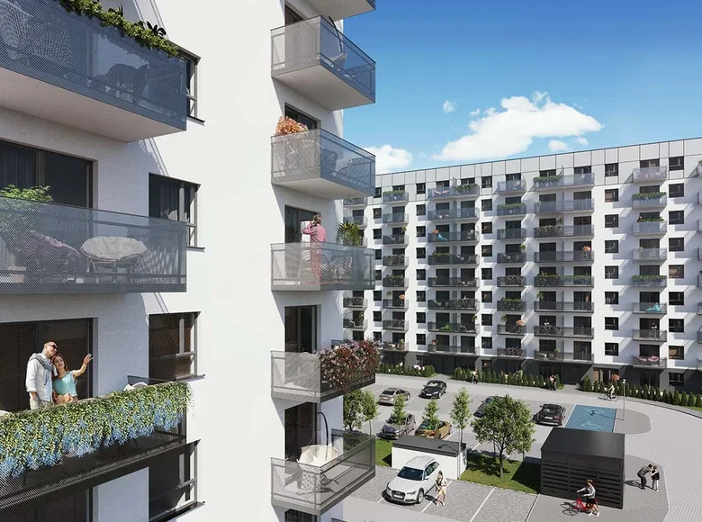 Квартира 2 комнаты 42 м² Познань, Польша