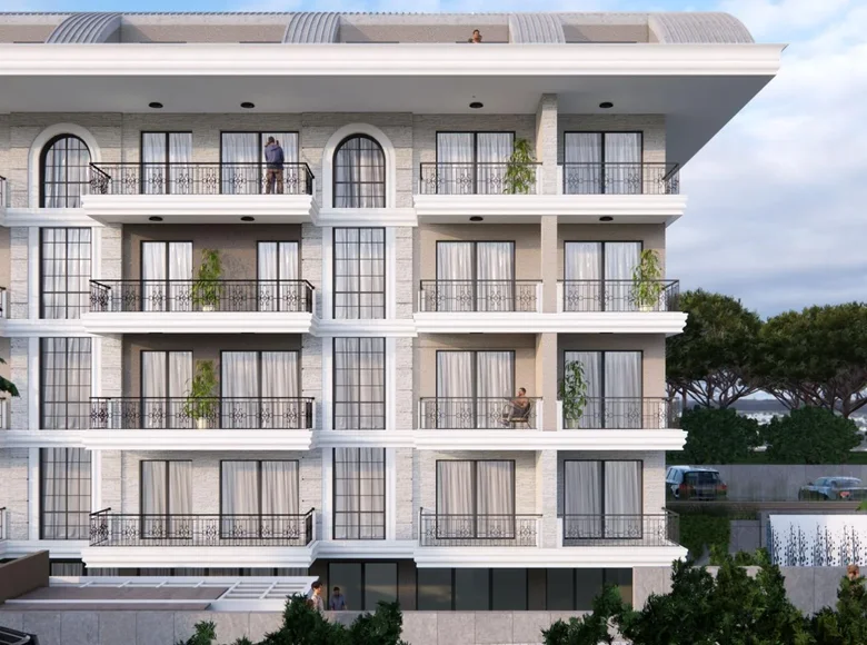 Квартира 1 спальня 56 м² Аланья, Турция