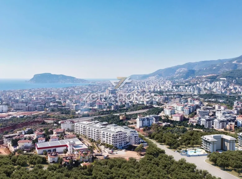 Квартира 2 комнаты  Оба, Турция