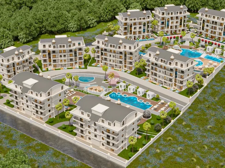 Wohnung 1 zimmer 48 m² Alanya, Türkei