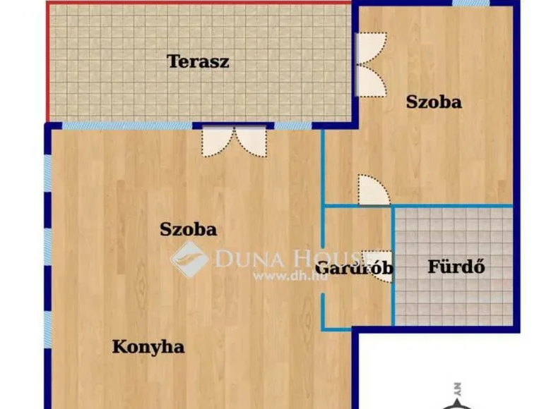 Appartement 67 m² Kehidakustany, Hongrie