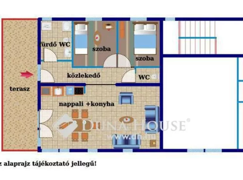 Apartment 1 bathroom 56 m² in Veszprém, Hungary