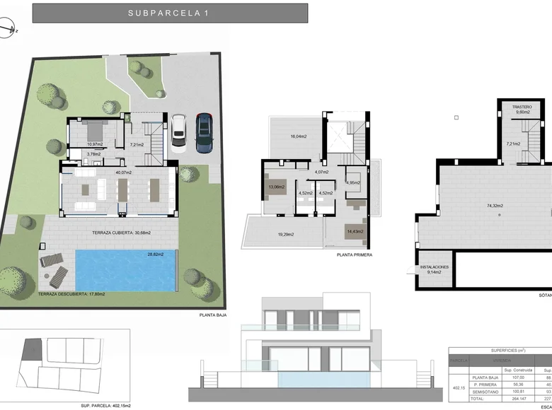 villa de 3 chambres 264 m² Polop, Espagne